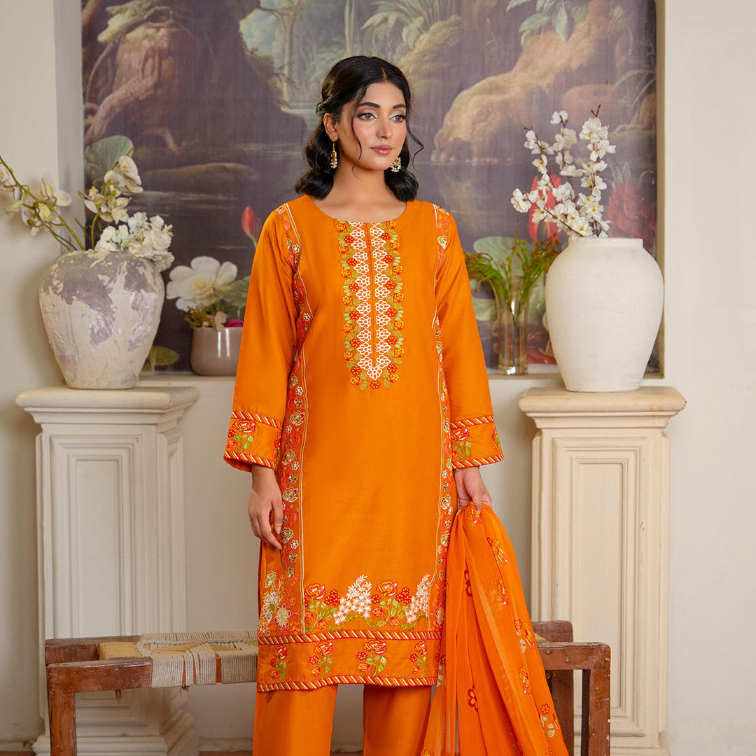 Mustard Hill Stitched 3Pcs
