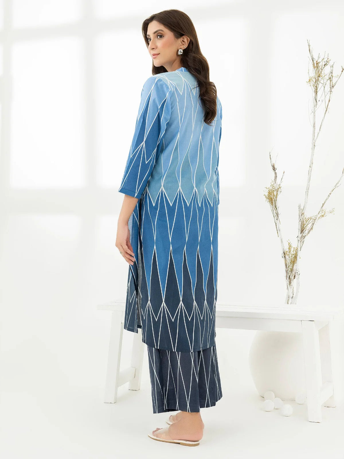 Sky Mesh Stitched 2PCs