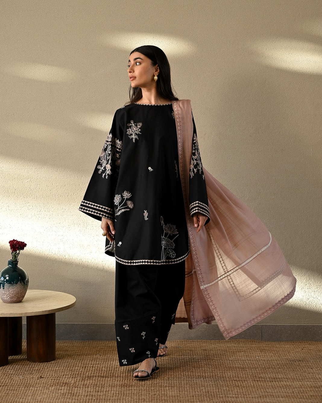 Black Emerald 3PCs Stitched