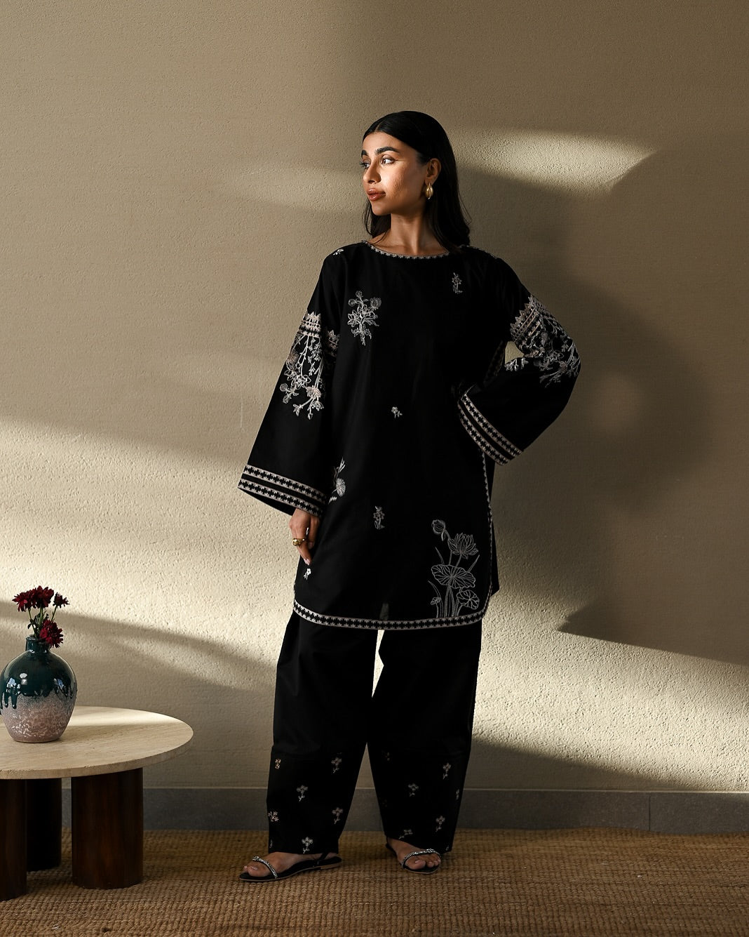 Black Emerald 3PCs Stitched